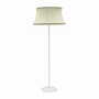 Vintage floor lamp Metal Fabric Green 1970s 0