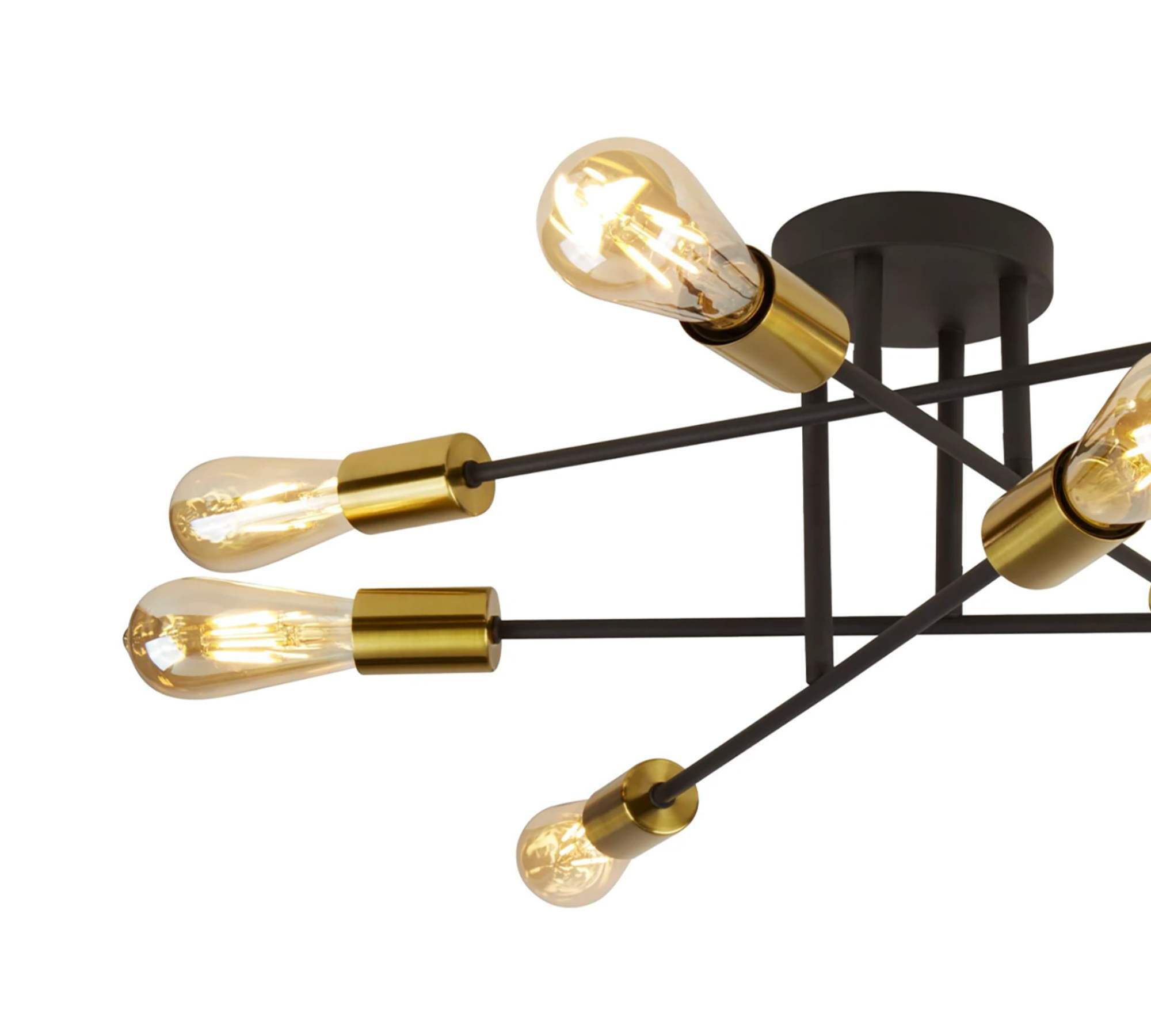 Deckenleuchte 8-flammig Stahl 1