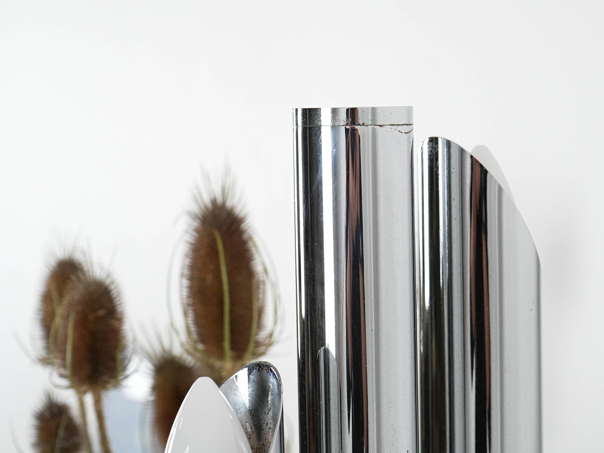 Space Age floor lamp metal 12