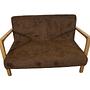Kemer Sofa Holzfurnier Braun 5