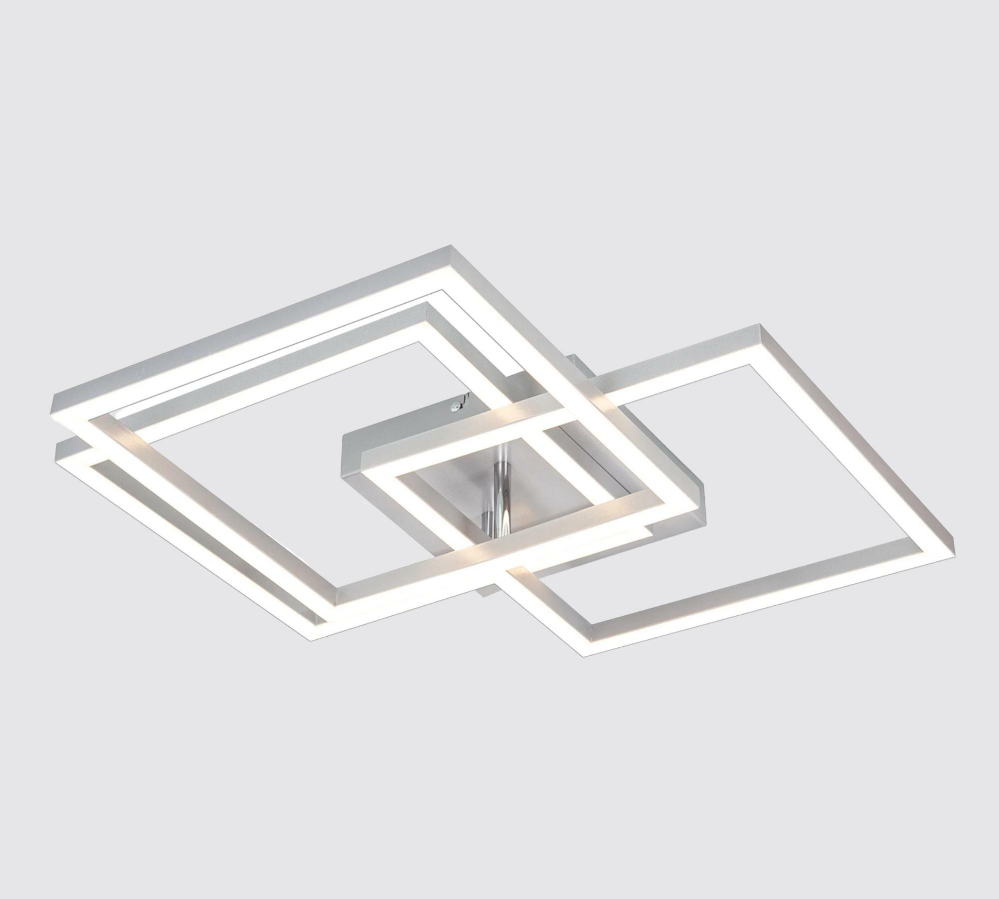LED-Deckenleuchte in Rahmenform Weiß 0