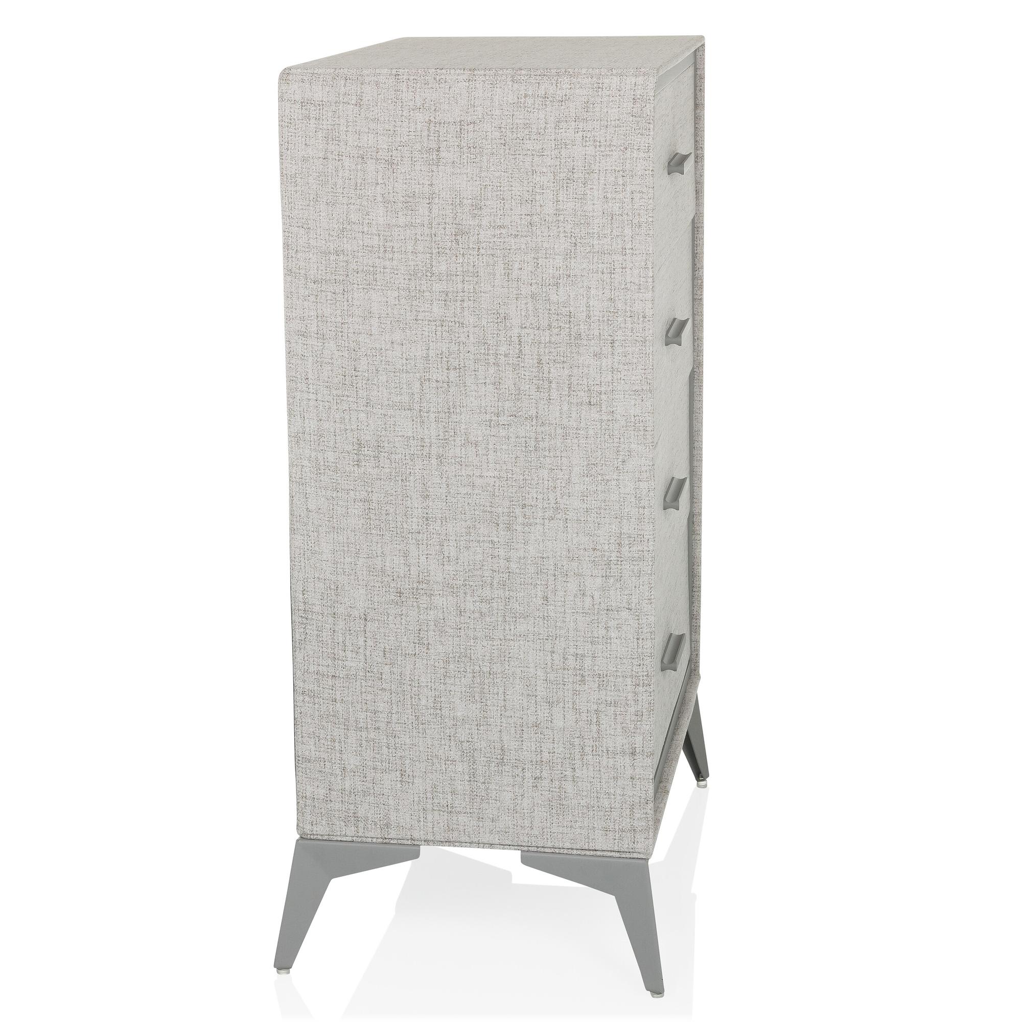 Chest of drawers SKUFFY 64x35x90cm 4 drawers grey hjh LIVING 6