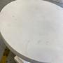 Artist Side table Fiber concrete Bone white 4