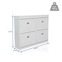 ESTHA 4 Shoe cabinet White 5