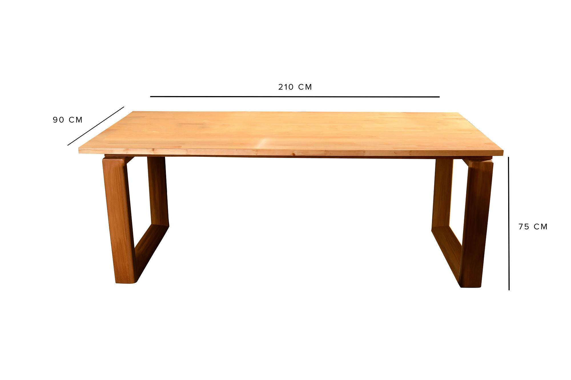 Cery Esstisch Buchenholz Pinienholz Oak 5