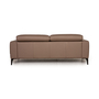 Zürich Sofa 2-Sitzer mit Funktion Leder Taupe 7