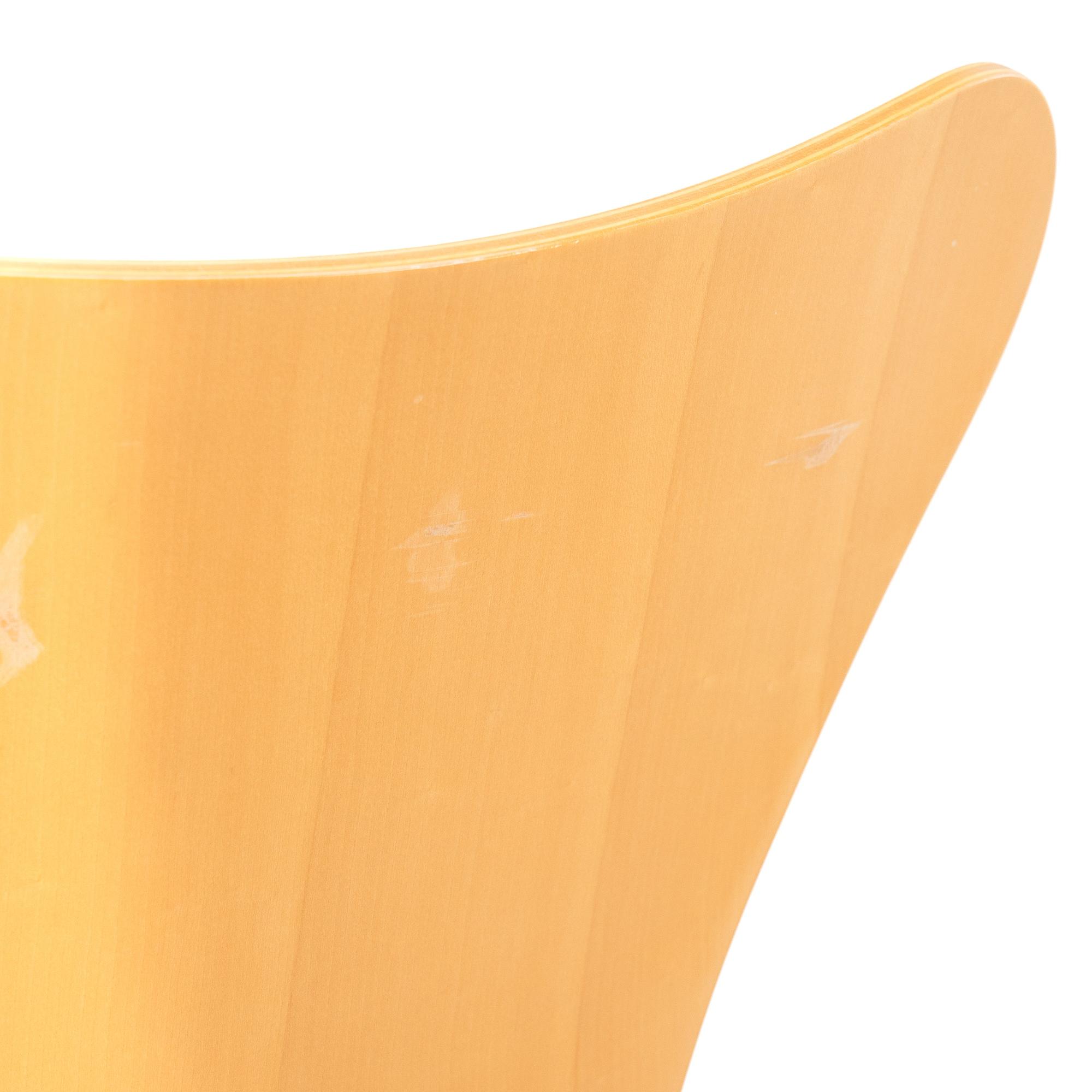 Serie 7 Stuhl Chrom Ahorn von Fritz Hansen 5