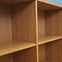 Vintage Bookshelf Ash Wood Brown 1970s 10
