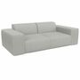 Pyllow Sofa 2-Sitzer Kiesgrau meliert 100% natürliche Wolle 0