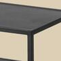 TV Lowboard Stahl Schwarz 3
