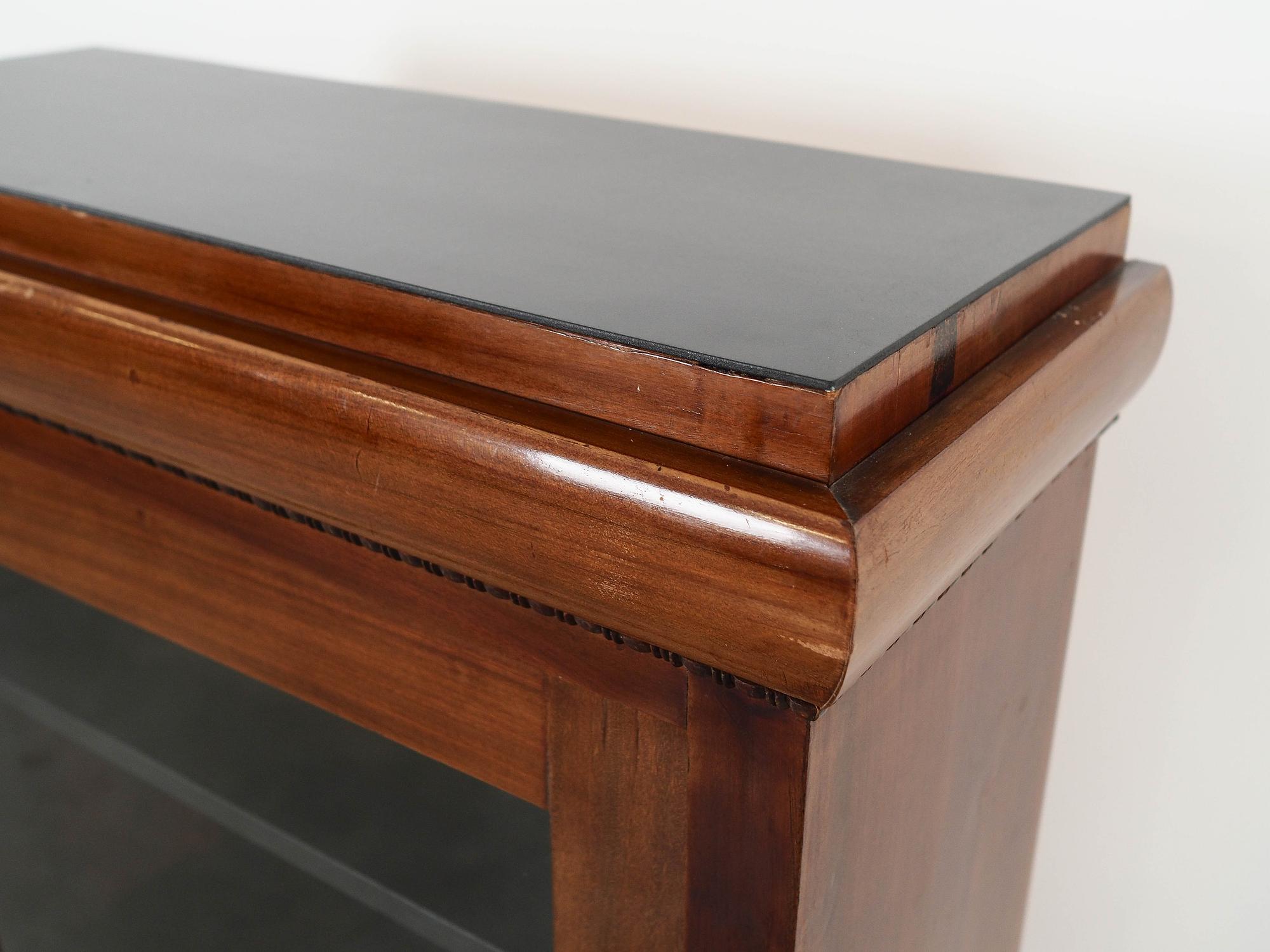 Vitrine Walnussholz 1960er Jahre 5