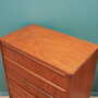 Vintage chest of drawers Teak wood Brown 1970s 5