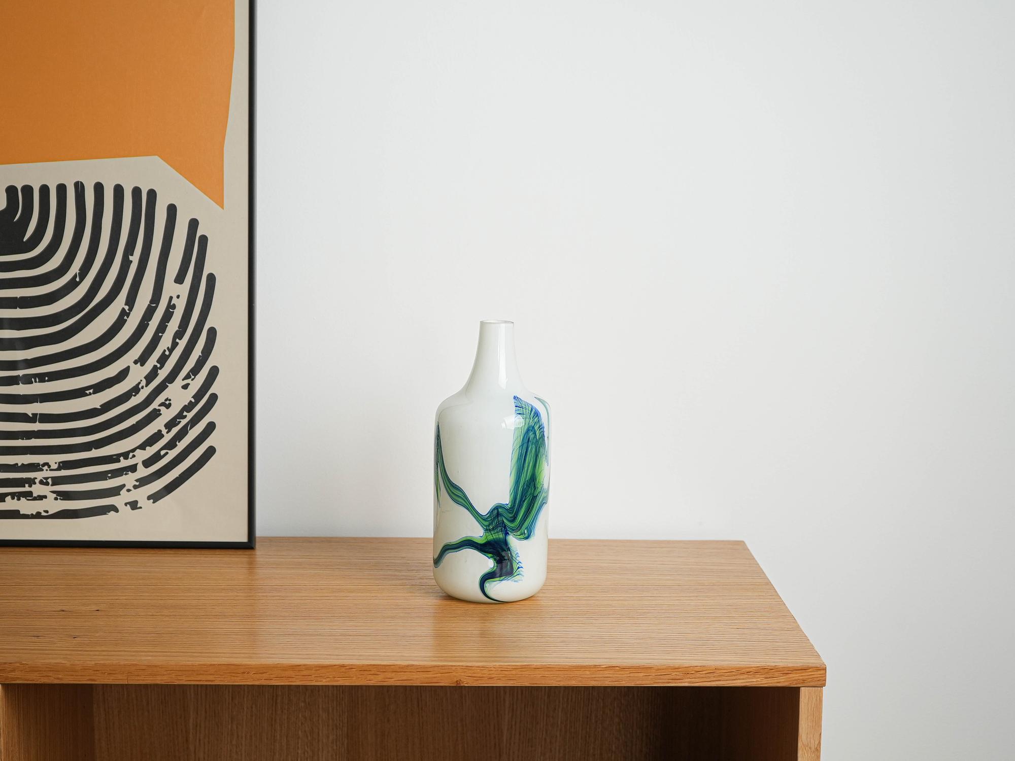 Glass vase 1970s 7