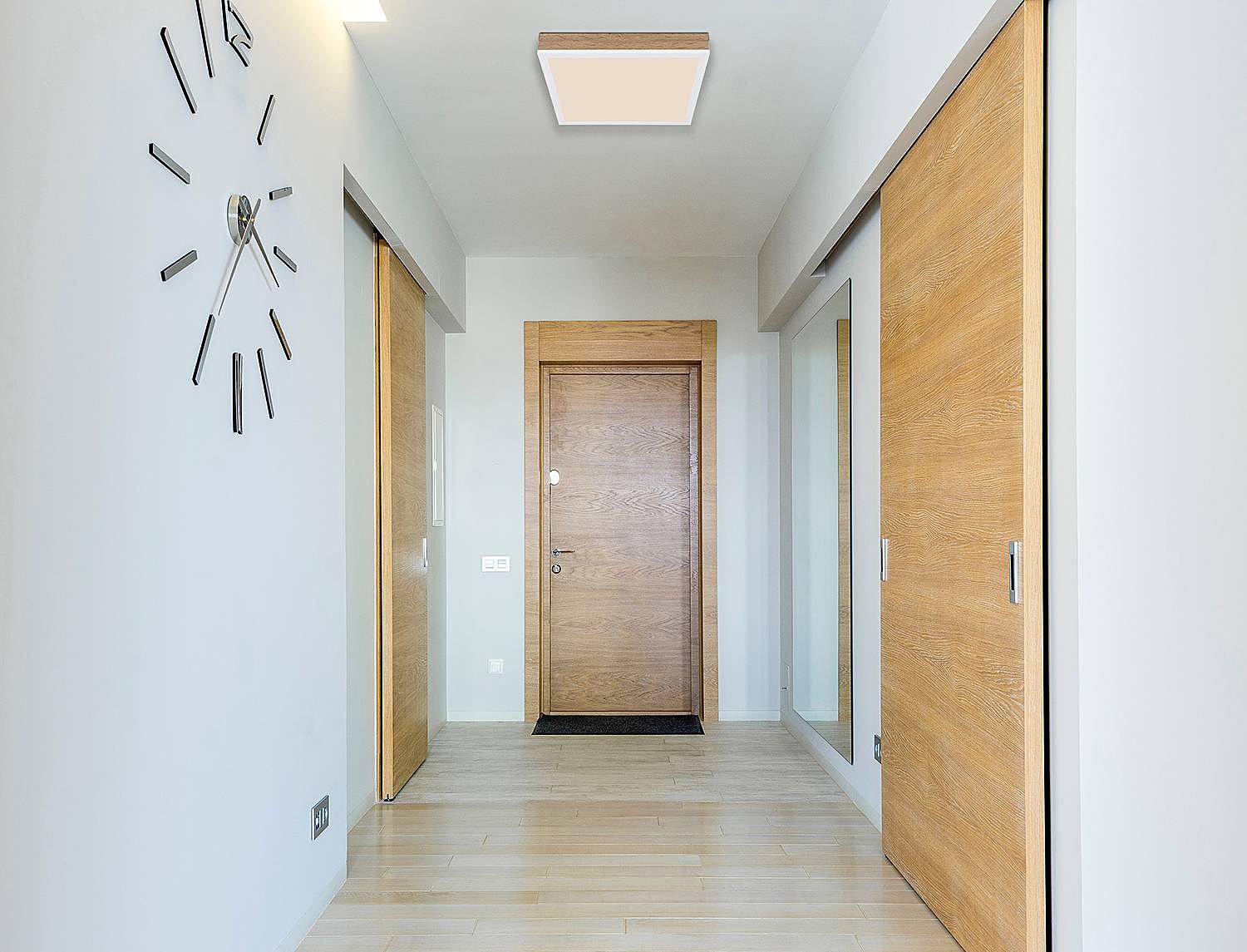 LED-Deckenleuchte Doro Typ K Acrylglas Aluminium 2