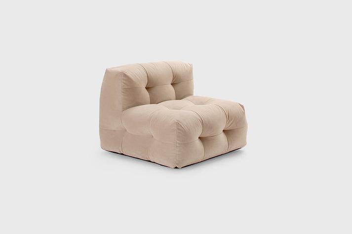 Not-A-Sofa Poltrona Velluto Beige 0
