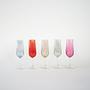Wine Glass Set Multicolored 1960s 2