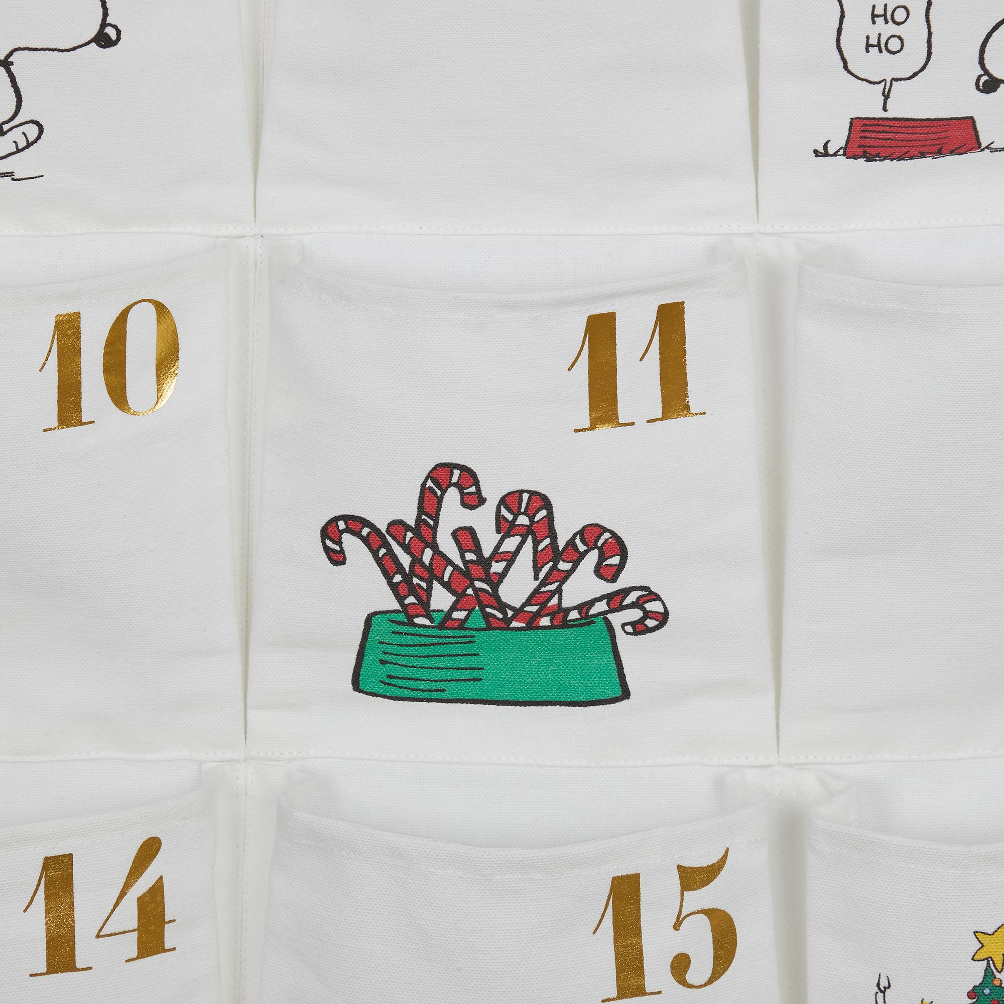 Santa Is Coming Adventskalender Baumwolle 123x71cm 3