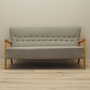 Vintage Sofa Buchenholz Textil Grau 1960er Jahre 1