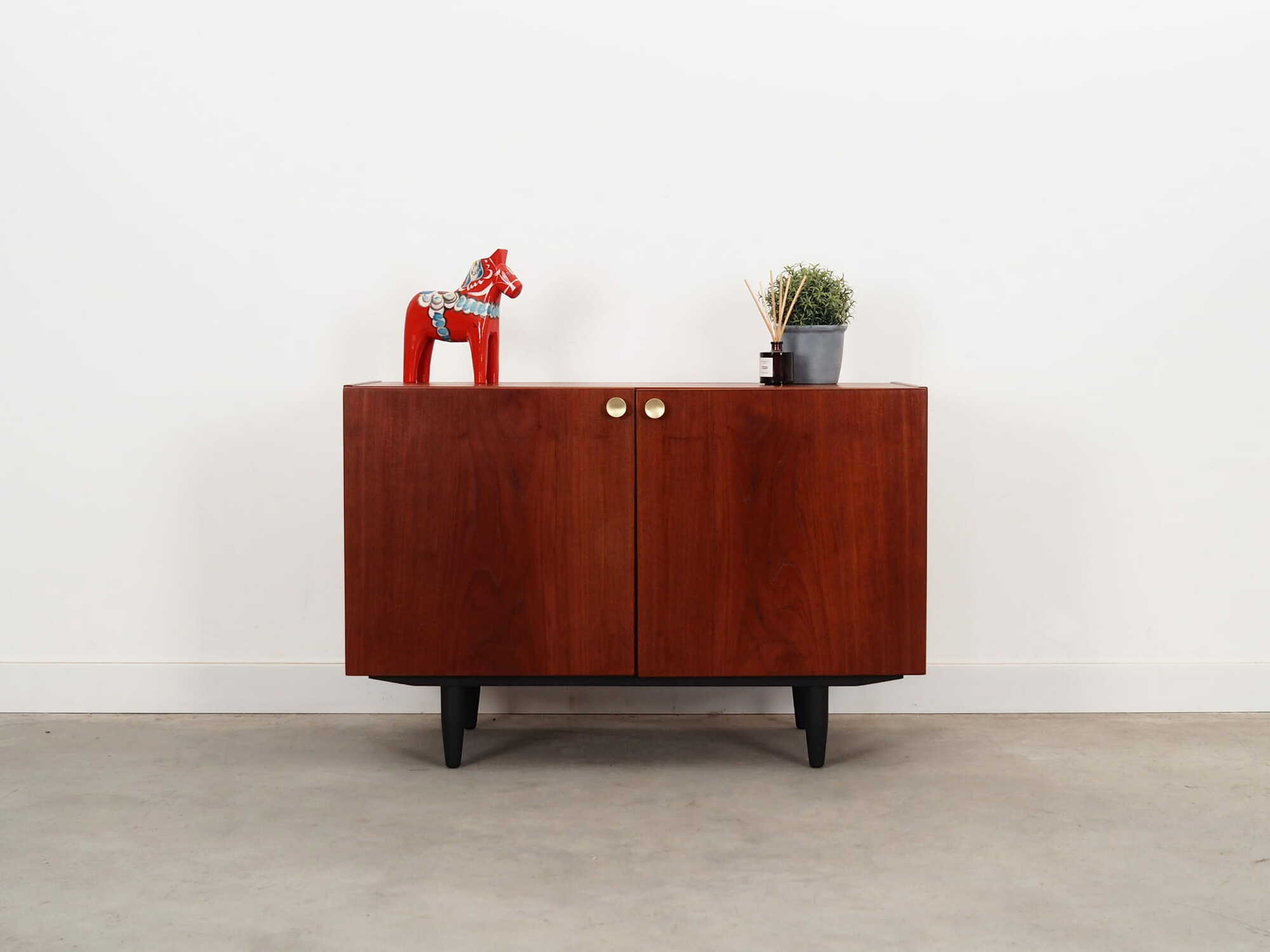 Vintage cabinet Teak brown 1970s 1