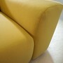 Pyllow Sofa 2-Sitzer Strukturgewebe Senfgelb 6