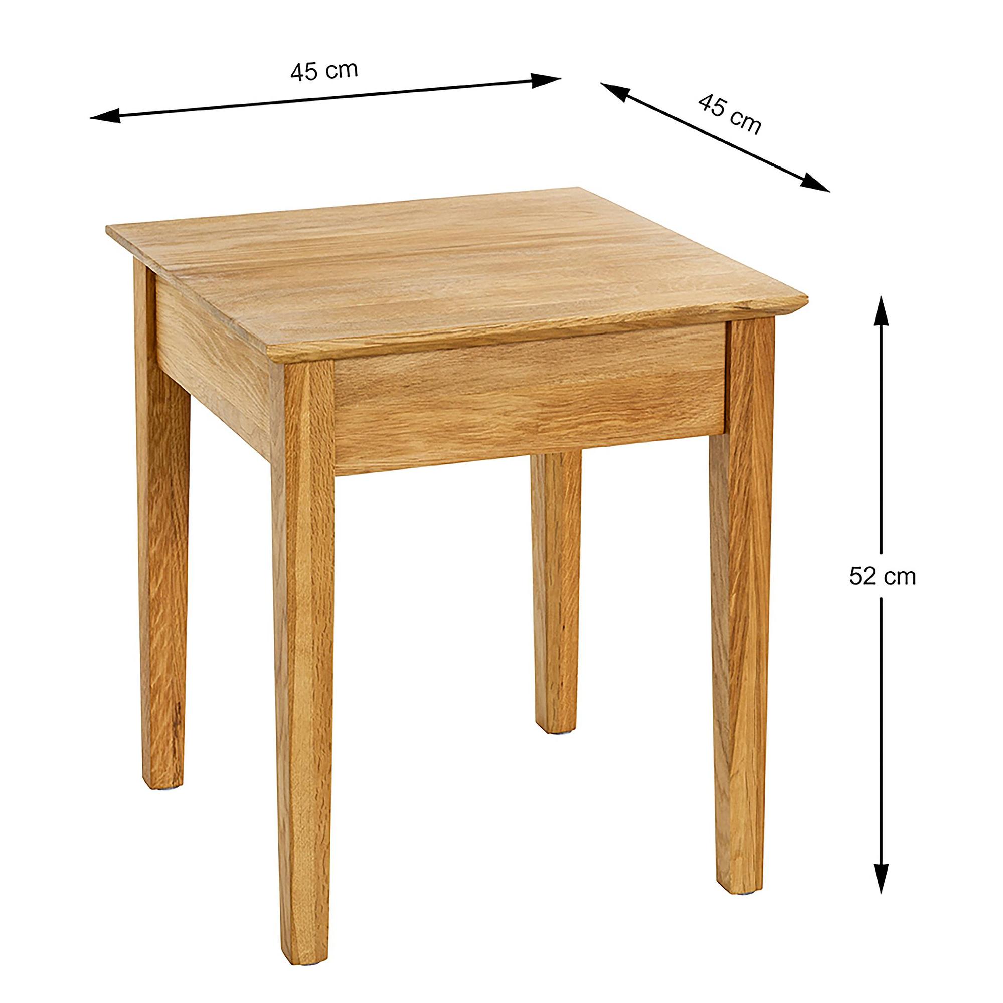 Montana Massiver Beistelltisch 8 Eiche 4