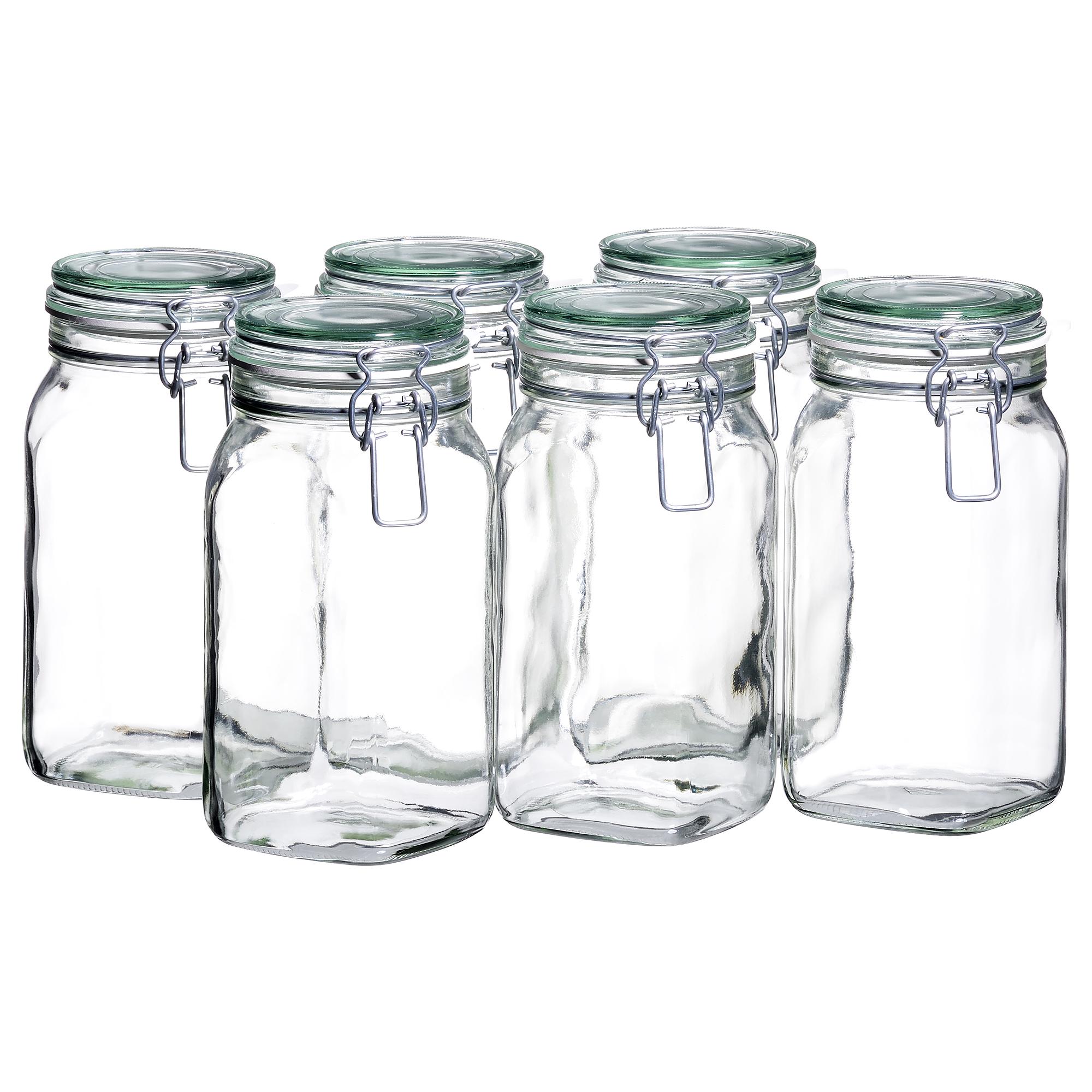 Yotki Einmachglas 6er-Set Klarglas Transparent 0