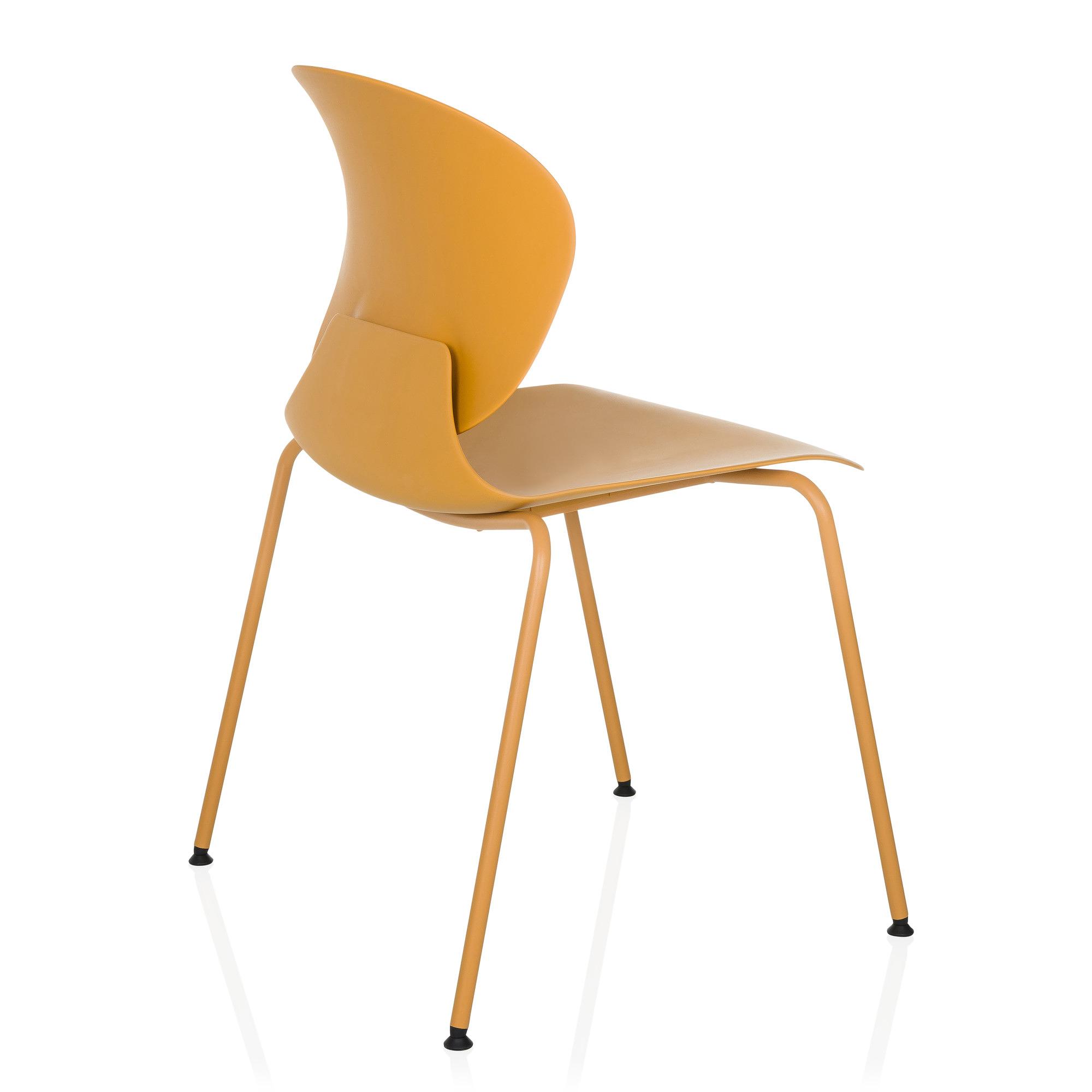 T36 VI Stackable chair plastic Yellow 9