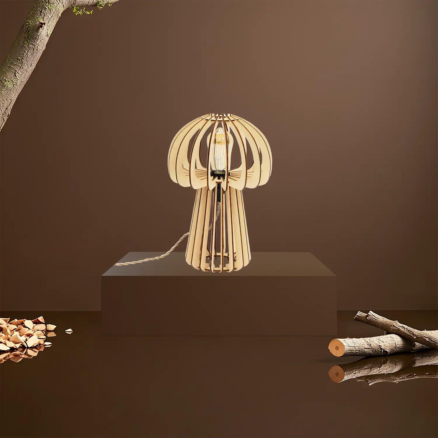 Alma L'imparfait Tischlampe Holz 4