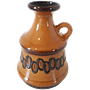 Vase mit Henkel Braun 0