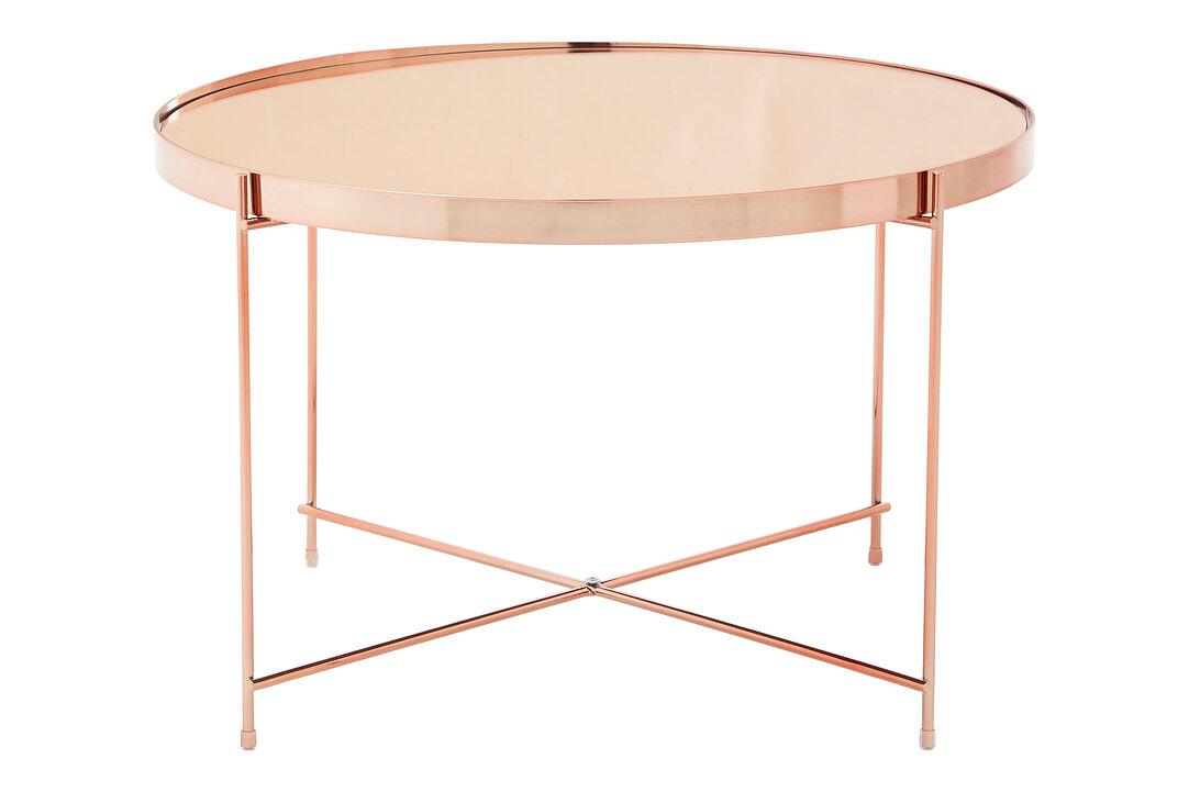 Allure Groß Silberner Spiegel-Beistelltisch
 8