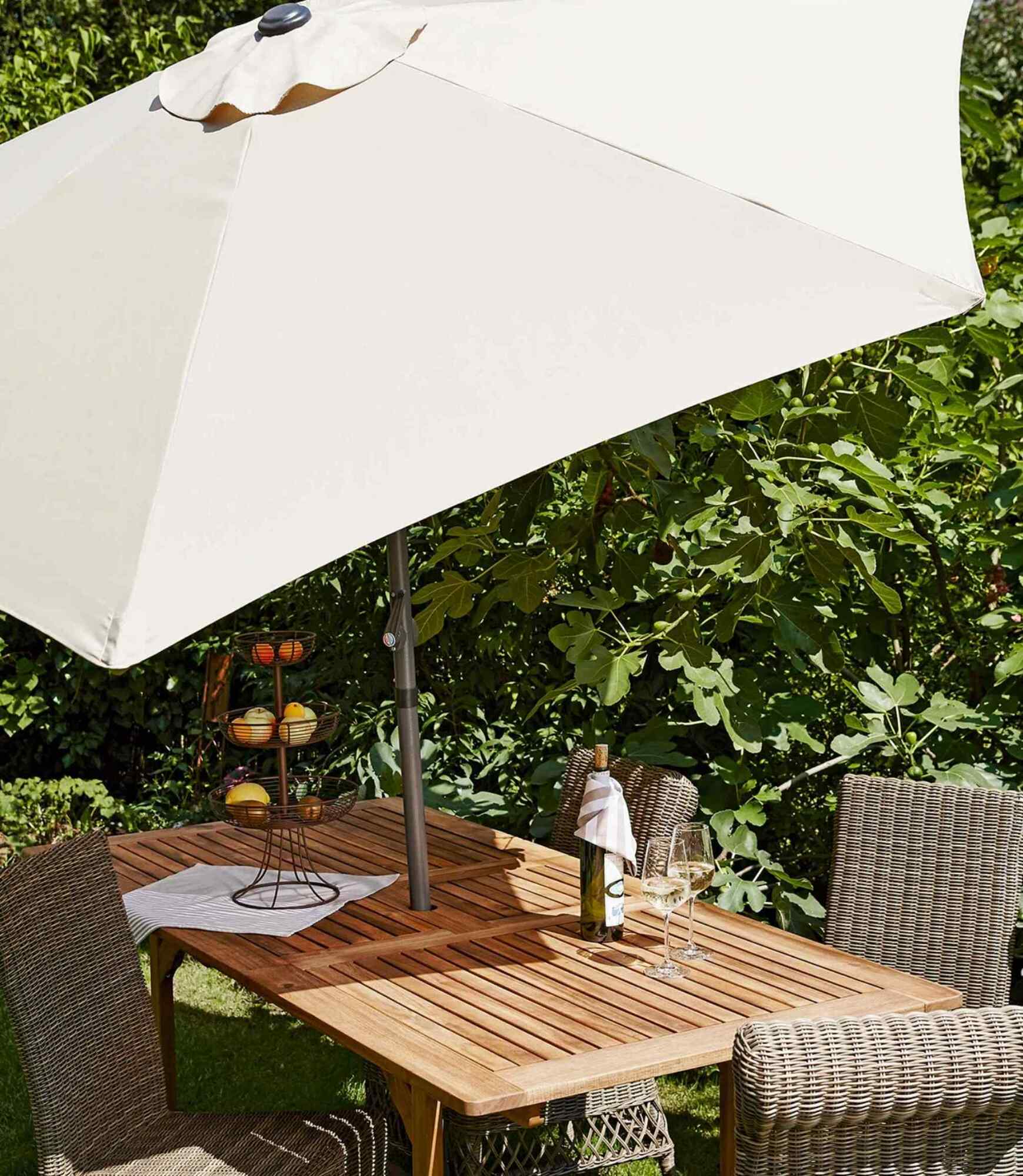 Sonnenschirm Aluminium Beige 6