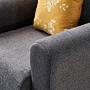 Noya Sessel Chenille Grau 2