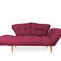 Nina Daybed Schlafsofa 3-Sitzer Dunkelrot 5