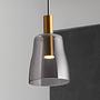 Pendelleuchte Imatia Typ B Aluminium Rauchglas Gold 1