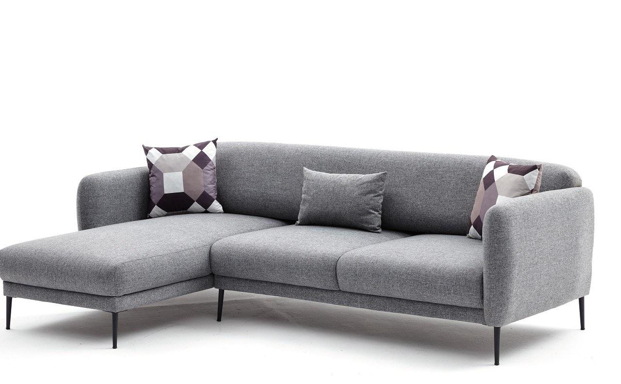 Venus Sofa Récamiere Links Grau 6