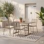 Gartenstuhl Kuna 2er Set Stahl Taupe 2