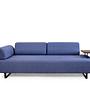 Infinity 3-Sitzer Schlafsofa Blau 0