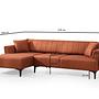 Hamlet corner sofa Left Red 6