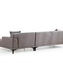 Petra R Corner Sofa Light Grey 8