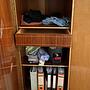 Vintage Kleiderschrank Holz Braun 2