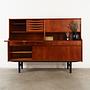 Highboard Teakholz 1960er Jahre 3