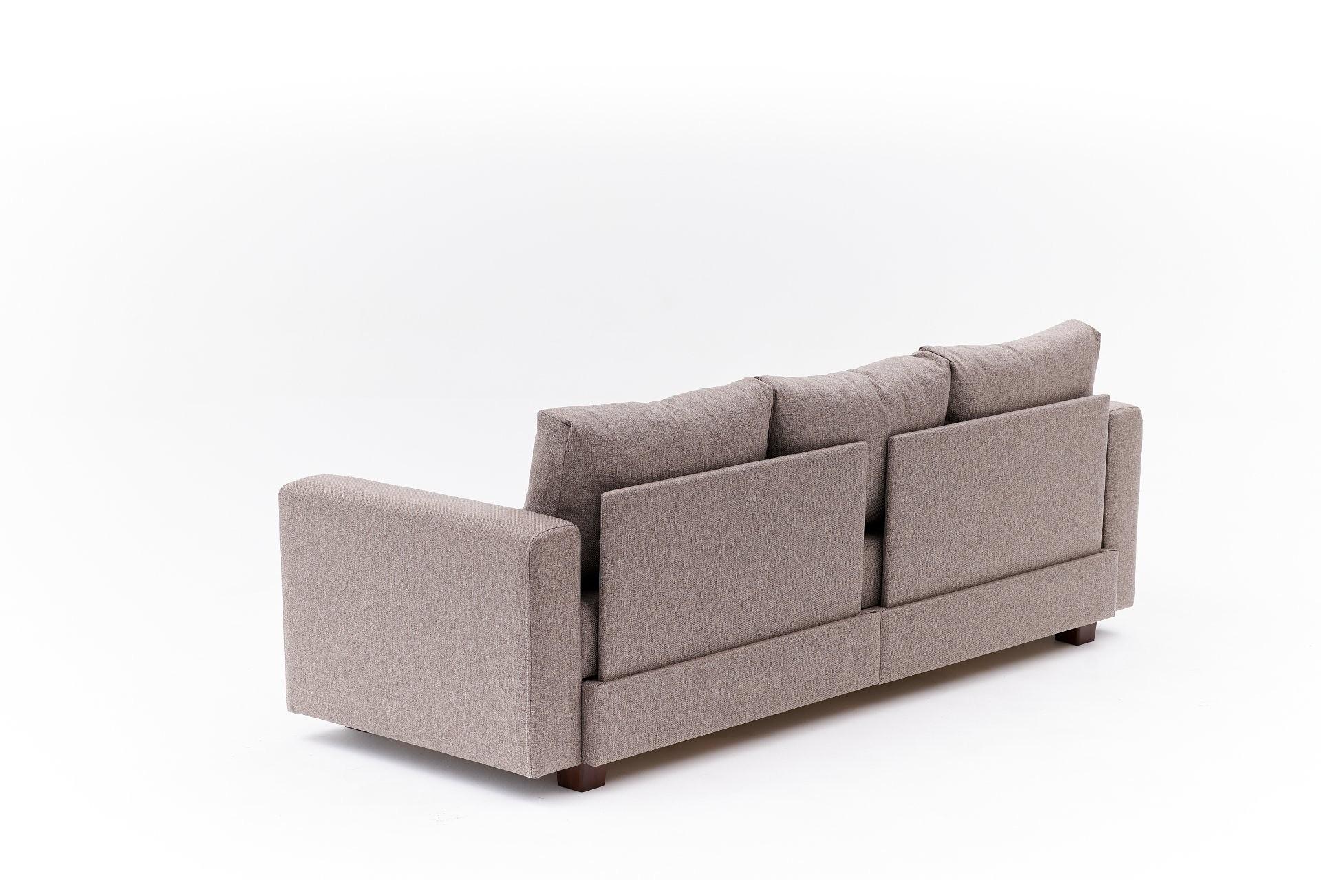 Aly Sofa Bed 3-Seater Brown 5