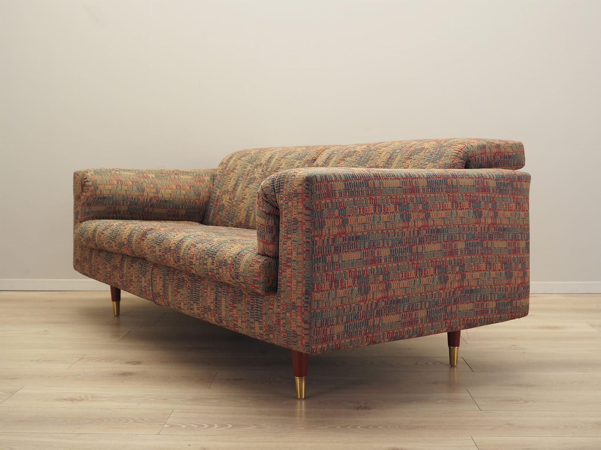 2-Sitzer Sofa Braun 1960er Jahre 2