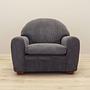 Armchair Velvet Grey 1980s 1