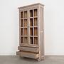 Display cabinet Oak 1980s 4