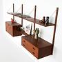 Shelving unit teak 1960s 13