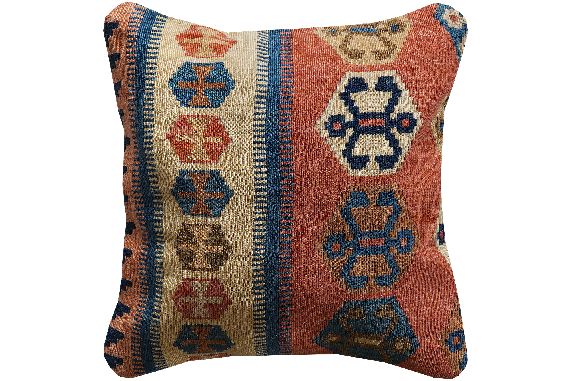 Carpet Pillow Wool Cotton Multicolored 0