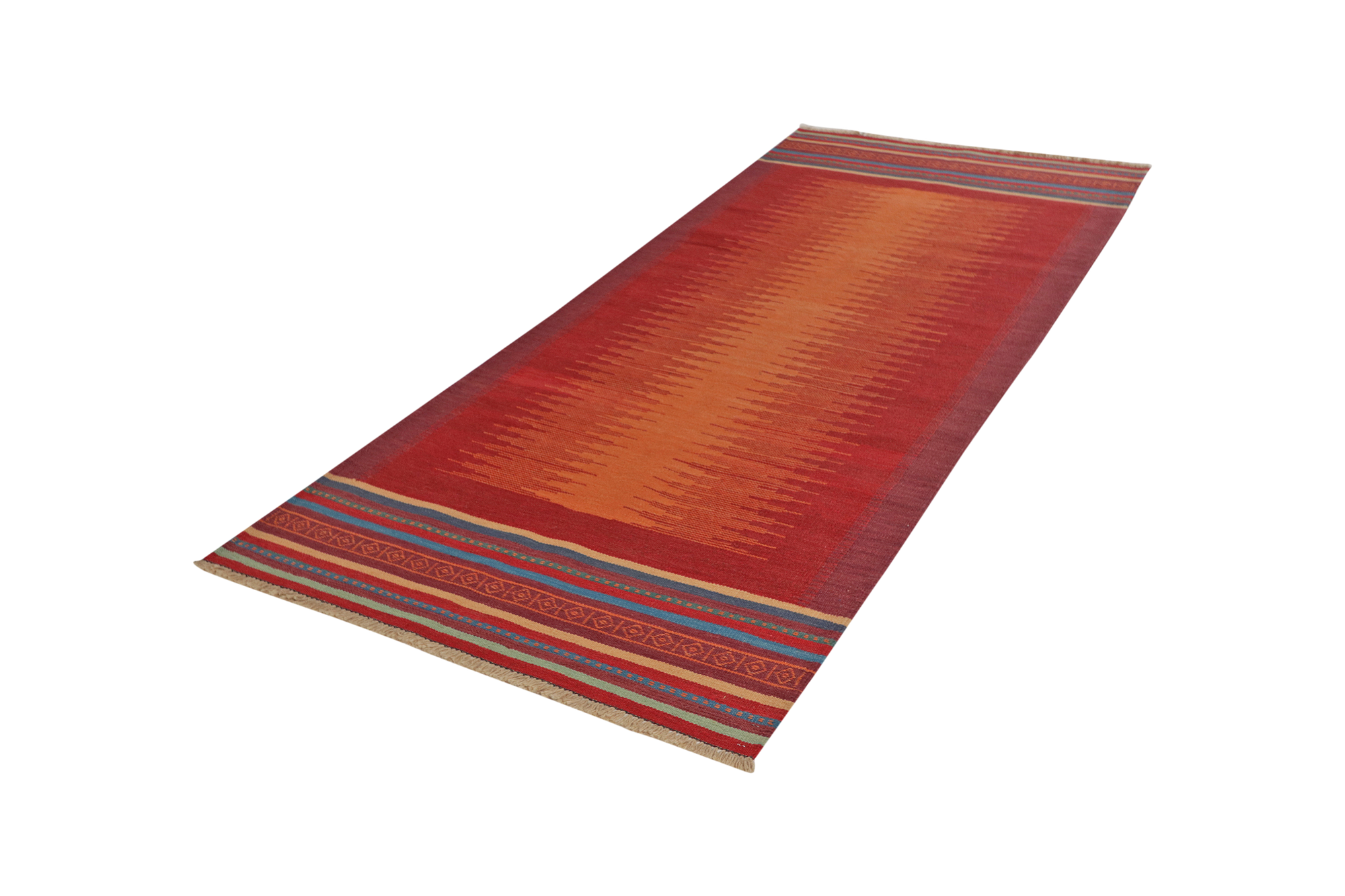 Kilim Gashgai Teppich Mehrfarbig 3