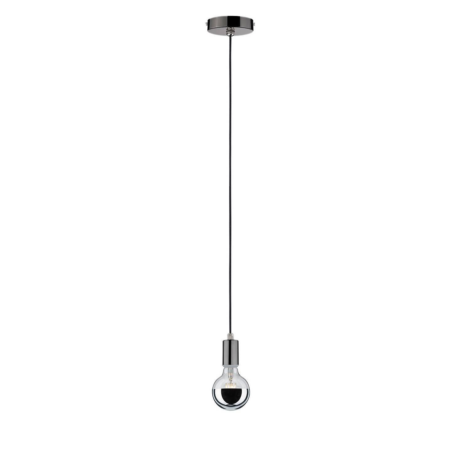 Larus Pendelleuchte Aluminium Schwarz 1-flammig 1