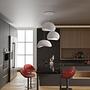 3-Flammig Wabi Sabi Shibumi Orbs Pendelleuchte Weiß 4